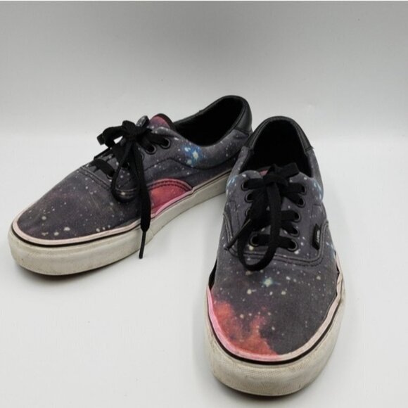 Vans Low Cut Lace Up Sneaker Galaxy Pattern Women's Size 8.5 Men's 7 - Picture 2 of 16